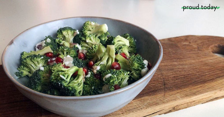 Met deze lekkere salade help je je haar, huid en je nagels.