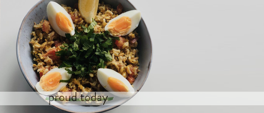 Kedgeree met tonijn, makkelijk, gezond en comfy!